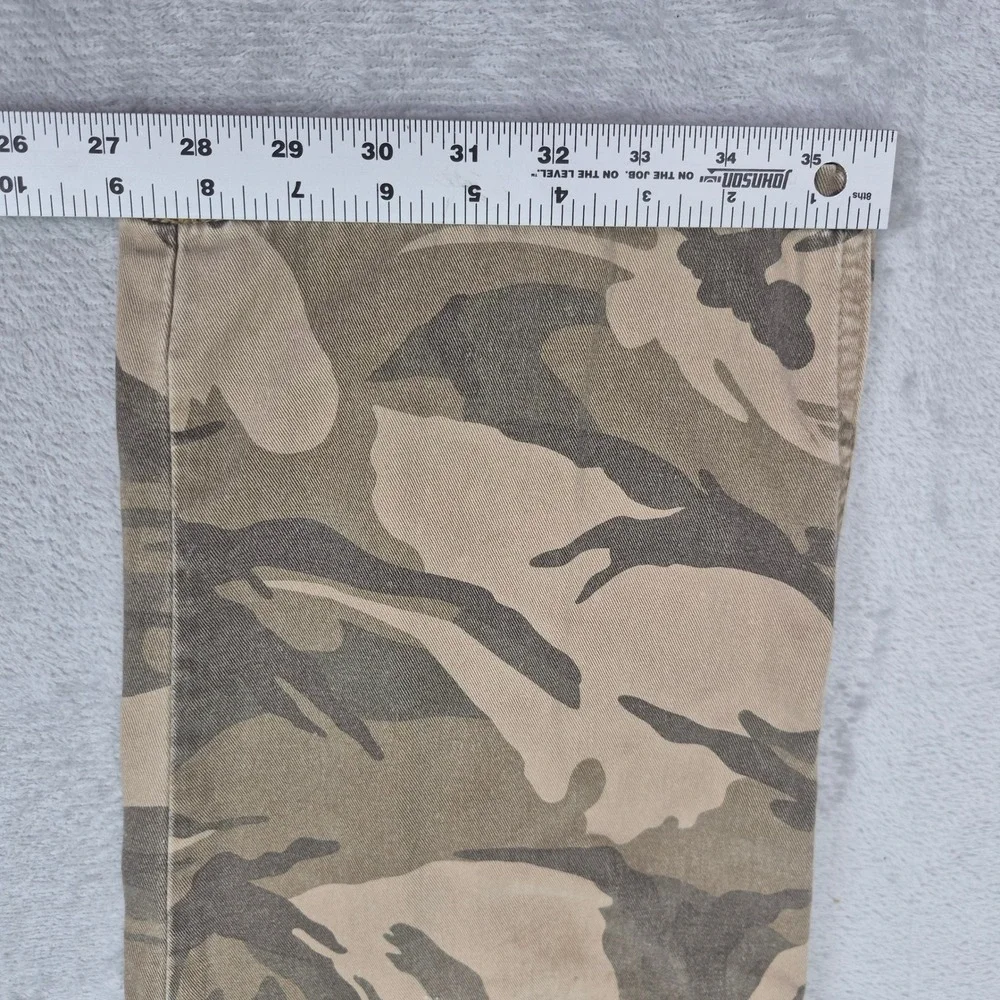 Wrangler Authentic Issue Mens 36x30 Desert Camo Cargo Pants 70LEWCG Cotton